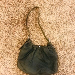 Olive green Nylon Moschino bag